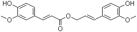 结构式 CAS# 63644-62-2, 阿魏酸松柏酯