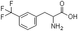 结构式 CAS# 63701-37-1, 3-三氟甲基-DL-苯丙氨酸