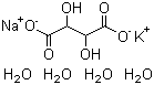 结构式 CAS# 6381-59-5, 酒石酸钾钠; 罗谢尔盐