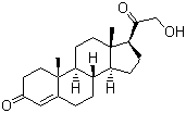 structure of CAS# 64-85-7, Desoxycorticosterone;11-Deoxycorticosterone; 21-Hydroxypregn-4-ene-3,20-dione; 21-Hydroxyprogesterone; 4-Pregnen-21-ol-3,20-dione; Cortexone