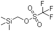 structure of CAS# 64035-64-9, (Trimethylsilyl)methyl trifluoromethanesulfonate