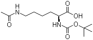 N-Boc-N'-acetyl-L-lysine molecular structure (CAS 6404-26-8)