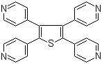 structure of CAS# 64048-12-0, 2,3,4,5-Tetra(4-pyridyl)thiophene;GANT 58; 1,2,3,4-Tetrakis(4-pyridyl)thiophene; 4,4',4'',4'''-(2,3,4,5-Thiophenetetrayl)tetrakispyridine