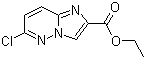 structure of CAS# 64067-99-8, Ethyl 6-chloroimidazo[1,2-b]pyridazine-2-carboxylate
