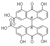 Sennidin A molecular structure (CAS 641-12-3)