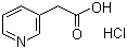 structure of CAS# 6419-36-9, 3-Pyridylacetic acid hydrochloride;3-Pyridineacetic acid hydrochloride; 2-(3-Pyridinyl)acetic acid hydrochloride