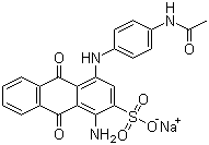 Acid Blue 40 molecular structure (CAS 6424-85-7)