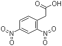 structure of CAS# 643-43-6, 2,4-Dinitrophenylacetic acid