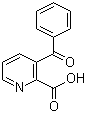 结构式 CAS# 64362-32-9, 3-苯甲酰基吡啶-2-甲酸