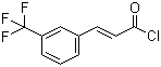 structure of CAS# 64379-91-5, trans-3-(Trifluoromethyl)cinnamoyl chloride