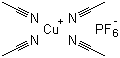 结构式 CAS# 64443-05-6, 六氟磷酸四乙腈铜