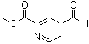 结构式 CAS# 64463-46-3, 4-甲酰基吡啶-2-羧酸甲酯