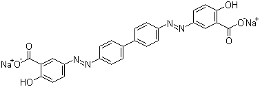 结构式 CAS# 6472-91-9, 金黃胺 G; 柯胺 G