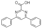 结构式 CAS# 6483-96-1, 4,6-二苯基嘧啶-2-羧酸