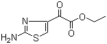 结构式 CAS# 64987-08-2, 2-(2-氨基噻唑-4-基)乙醛酸乙酯