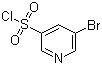 structure of CAS# 65001-21-0, 5-Bromopyridine-3-sulphonyl chloride;5-Bromopyridine-3-sulfonyl chloride