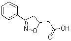 structure of CAS# 6501-72-0, 3-Phenyl-2-isoxazoline-5-acetic acid;GIT 27; VGX 1027
