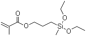 structure of CAS# 65100-04-1, 3-(Diethoxymethylsilyl)propyl methacrylate;3-(Methyldiethoxysilyl)propyl methacrylate
