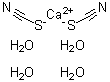 structure of CAS# 65114-14-9, Thiocyanic acid calcium salt tetrahydrate