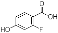 2-Fluoro-4-hydroxybenzoic acid molecular structure (CAS 65145-13-3)
