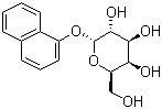 structure of CAS# 65174-63-2, 1-Naphthyl alpha-D-galactopyranoside;Galactopyranoside 1-naphthyl; alpha-Naphthyl alpha-D-galactopyranoside