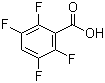 structure of CAS# 652-18-6, 2,3,5,6-Tetrafluorobenzoic acid