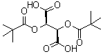 结构式 CAS# 65259-81-6, L-二特戊酰酒石酸