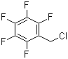 structure of CAS# 653-35-0, Pentafluorobenzyl chloride;2,3,4,5,6-Pentafluorobenzyl chloride