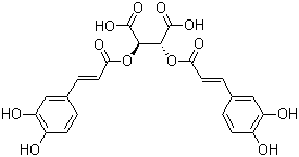 结构式 CAS# 6537-80-0, 菊苣酸