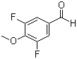 structure of CAS# 654-11-5, 3,5-Difluoro-4-methoxybenzaldehyde