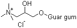 结构式 CAS# 65497-29-2, 瓜儿胶羟丙基三甲基氯化铵