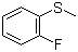 结构式 CAS# 655-20-9, 2-氟茴香硫醚; 2-氟苯甲硫醚; 邻氟茴香硫醚