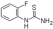 结构式 CAS# 656-32-6, N-(2-氟苯基)硫脲