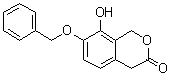 结构式 CAS# 65615-22-7, 1,4-二氢-8-羟基-7-苄氧基-3H-2-苯并吡喃-3-酮