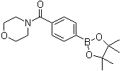 4-(Morpholin-4-ylcarbonyl)phenylboronic acid pinacol ester molecular structure (CAS 656239-38-2)