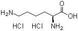 结构式 CAS# 657-26-1, L-赖氨酸盐酸盐; L-赖氨酸二盐酸盐