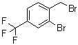 2-溴-1-(溴甲基)-4-(三氟甲基)苯分子结构 (CAS 657-64-7)