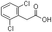 2,6-二氯苯乙酸分子结构 (CAS 6575-24-2)