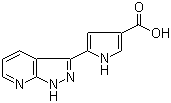 5-(1H-吡唑并[3,4-b]吡啶-3-基)-1H-吡咯-3-羧酸分子结构 (CAS 658695-85-3)