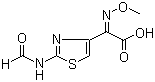 结构式 CAS# 65872-43-7, (Z)-2-(2-甲酰氨基噻唑-4-基)-2-甲氧亚氨基乙酸