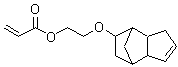 2-[(3a,4,5,6,7,7a-六氢-4,7-甲桥-1H-茚-6-基)氧基]乙基丙烯酸酯分子结构 (CAS 65983-31-5)
