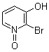 结构式 CAS# 6602-29-5, 2-溴-3-羟基吡啶 1-氧化物