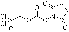 structure of CAS# 66065-85-8, Succinimidyl 2,2,2-trichloroethyl carbonate