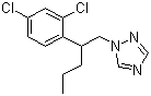 structure of CAS# 66246-88-6, Penconazole;1-[2-(2,4-Dichlorophenyl)-n-pentyl]-1H-1,2,4-triazole