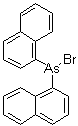 Di-1-naphthalenylarsinous bromide molecular structure (CAS 6625-33-8)
