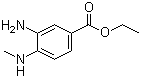 结构式 CAS# 66315-23-9, 3-氨基-4-(甲基氨基)苯甲酸乙酯