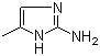 结构式 CAS# 6653-42-5, 5-甲基-1H-咪唑-2-胺