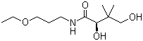 结构式 CAS# 667-83-4, 泛酸醇乙基醚; (+)-N-(3-乙氧丙基)-2,4-二羟基-3,3-二甲基丁酰胺