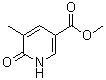 1,6-二氢-5-甲基-6-氧代-3-吡啶羧酸甲酯分子结构 (CAS 66909-31-7)