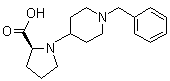 结构式 CAS# 669713-67-1, 1-[1-(苯甲基)-4-哌啶基]-L-脯氨酸